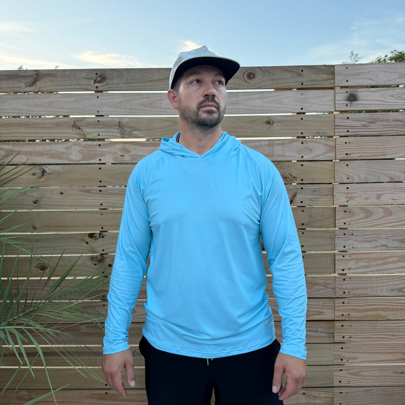 SqdDrift DWR Hoodie - Salt Air