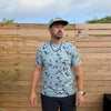 Salt SQD SaltWorn tee in Speckled Trout Camo with a vintage-washed finish for casual outdoor wear.