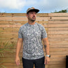 Salt SQD SaltWorn tee in Marsh Camo with vintage-washed texture and lightweight construction for casual wear