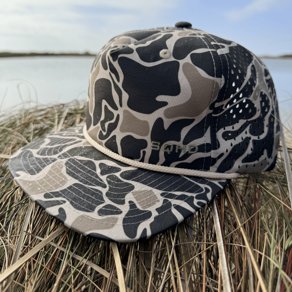 lightweight marsh camouflage fishing hat