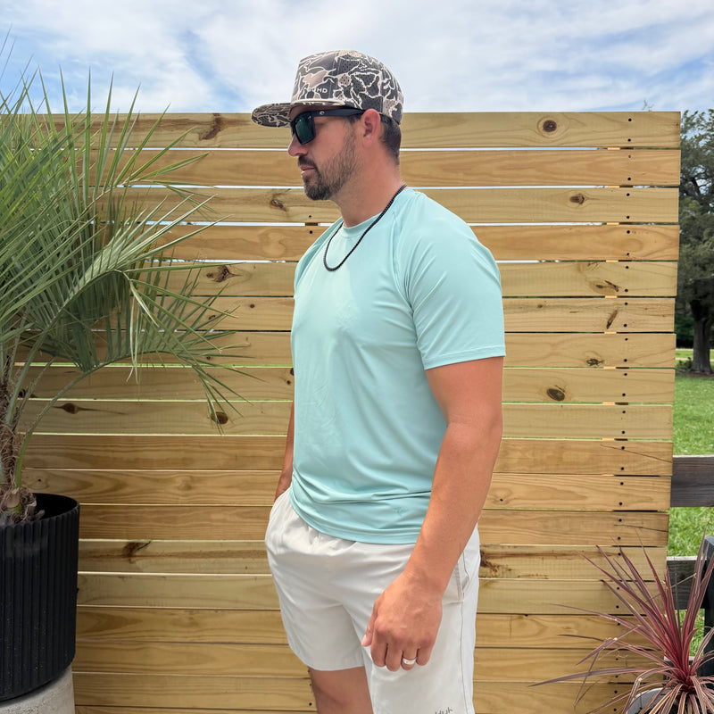 Coastal lifestyle apparel inspired by saltwater fishing