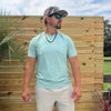 Coastal Drift tee in Seafoam Green