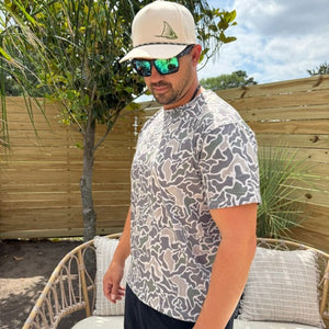 Dockside Saltwashed Tee in Marsh Camo
