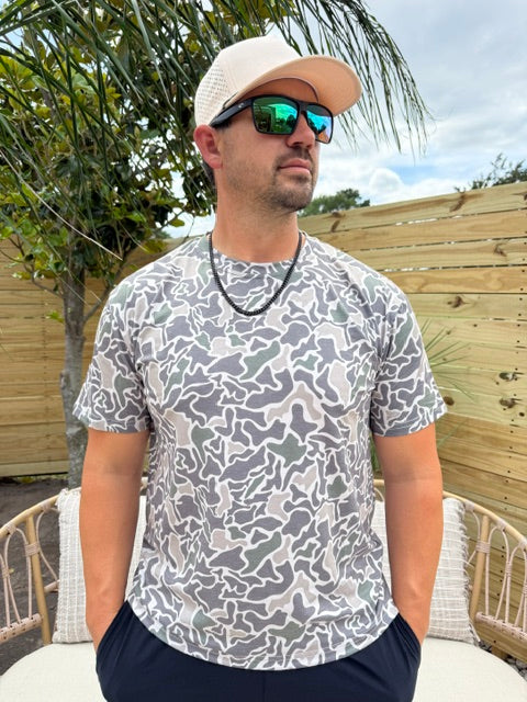 Saltwashed coastal tee with vintage finish
